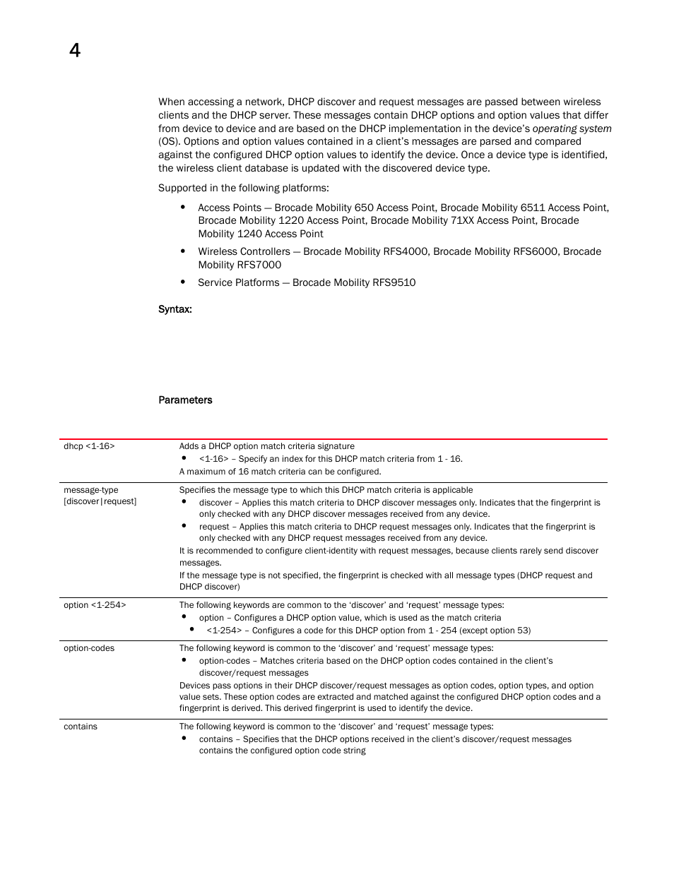 Brocade Mobility RFS Controller CLI Reference Guide (Supporting software release 5.5.0.0 and later) User Manual | Page 222 / 1355