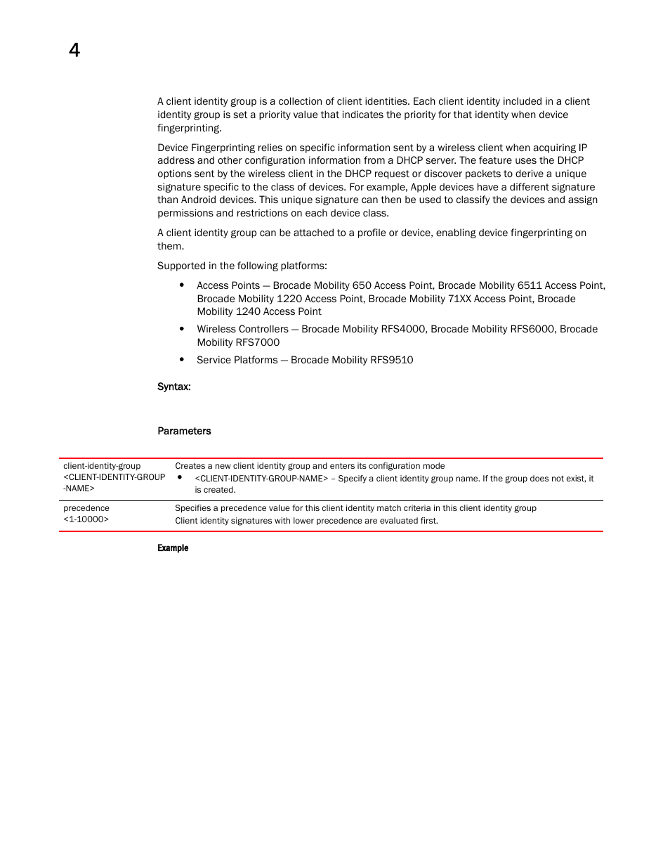 Brocade Mobility RFS Controller CLI Reference Guide (Supporting software release 5.5.0.0 and later) User Manual | Page 226 / 1355