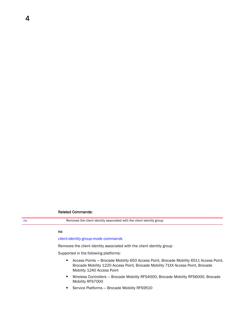 Brocade Mobility RFS Controller CLI Reference Guide (Supporting software release 5.5.0.0 and later) User Manual | Page 230 / 1355