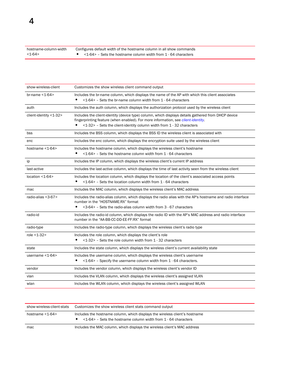 Brocade Mobility RFS Controller CLI Reference Guide (Supporting software release 5.5.0.0 and later) User Manual | Page 234 / 1355