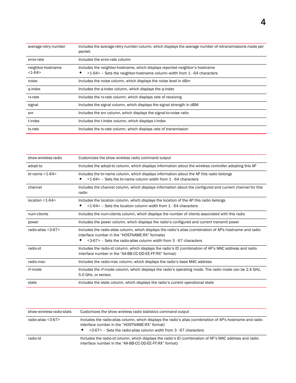 Brocade Mobility RFS Controller CLI Reference Guide (Supporting software release 5.5.0.0 and later) User Manual | Page 237 / 1355