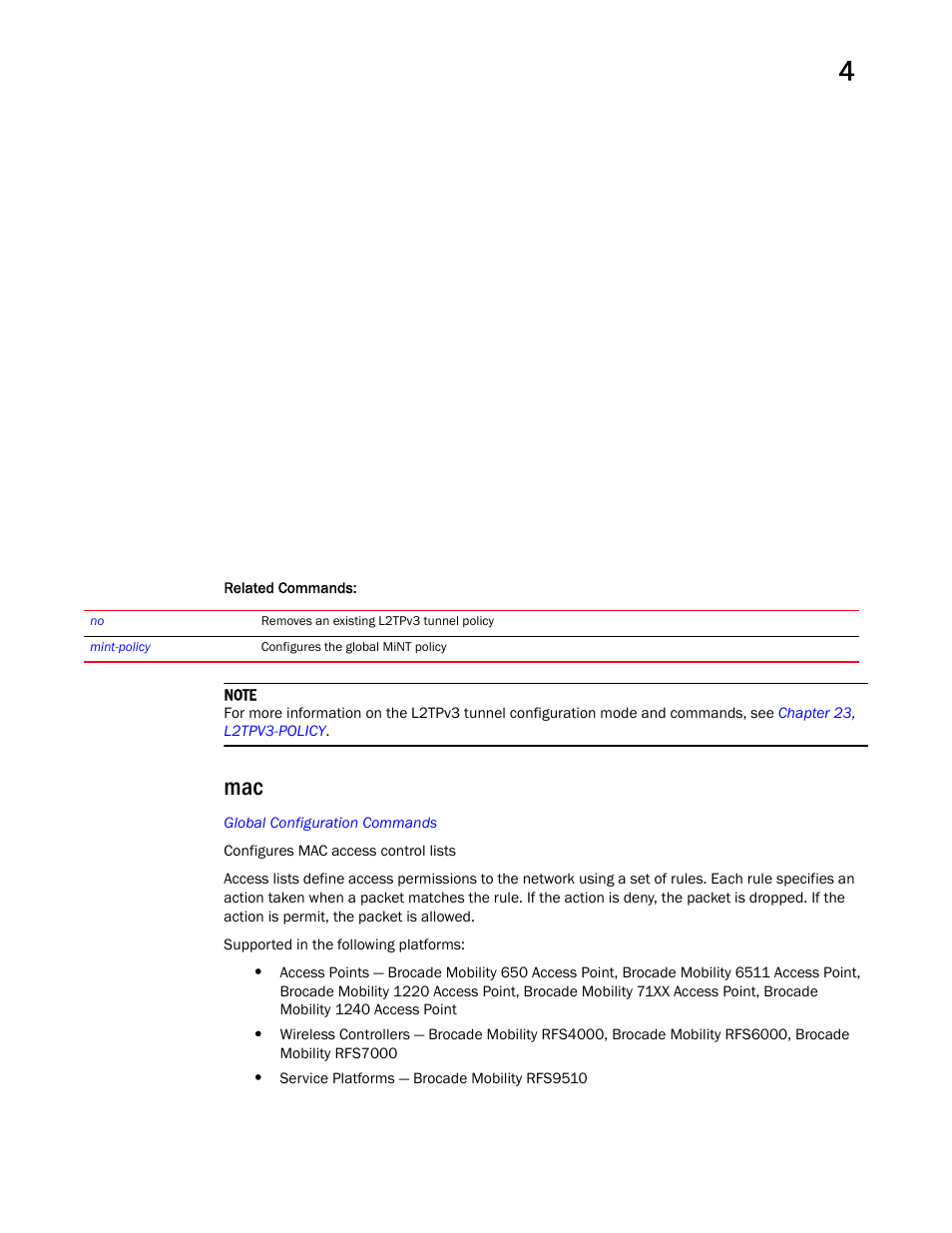 Brocade Mobility RFS Controller CLI Reference Guide (Supporting software release 5.5.0.0 and later) User Manual | Page 269 / 1355