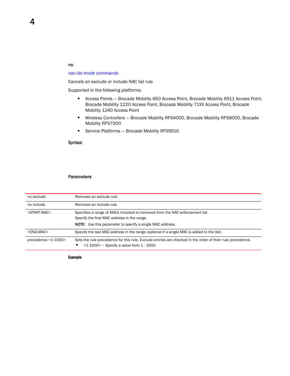 Brocade Mobility RFS Controller CLI Reference Guide (Supporting software release 5.5.0.0 and later) User Manual | Page 278 / 1355