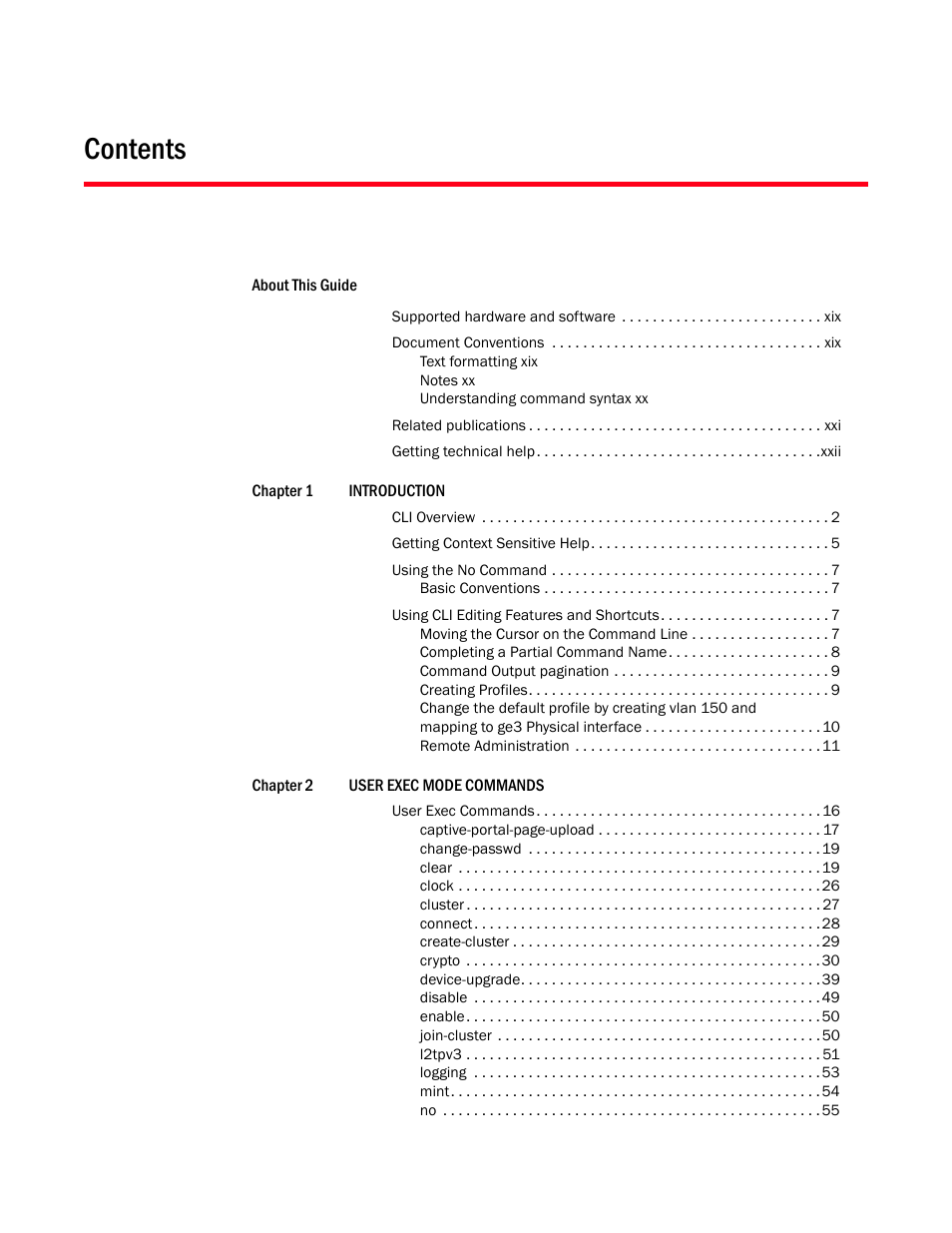 Brocade Mobility RFS Controller CLI Reference Guide (Supporting software release 5.5.0.0 and later) User Manual | Page 3 / 1355