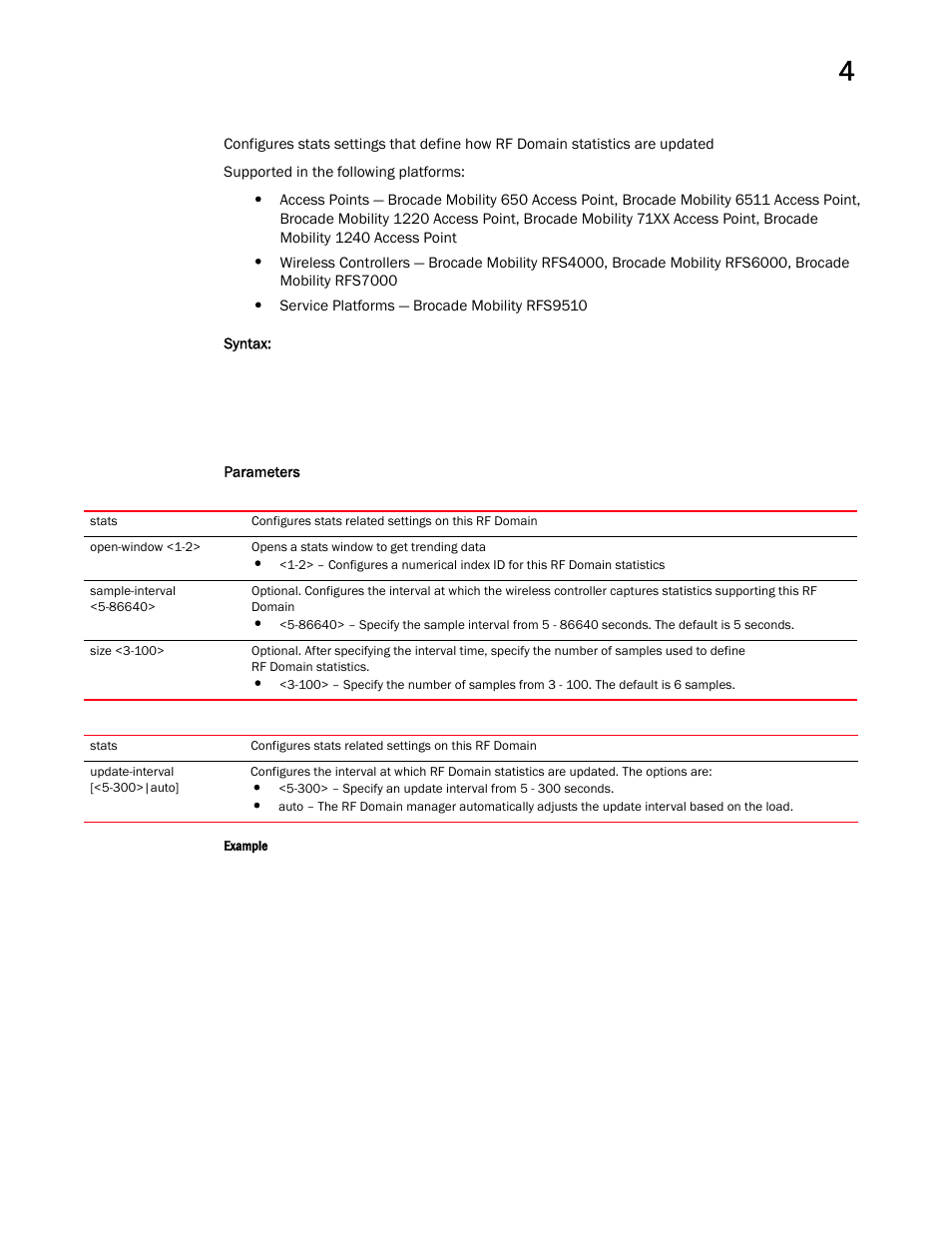 Brocade Mobility RFS Controller CLI Reference Guide (Supporting software release 5.5.0.0 and later) User Manual | Page 321 / 1355