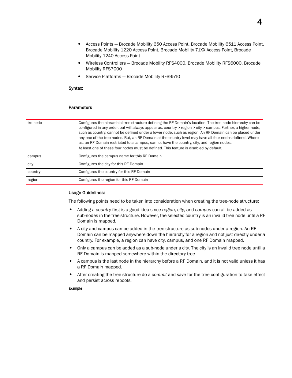 Brocade Mobility RFS Controller CLI Reference Guide (Supporting software release 5.5.0.0 and later) User Manual | Page 323 / 1355