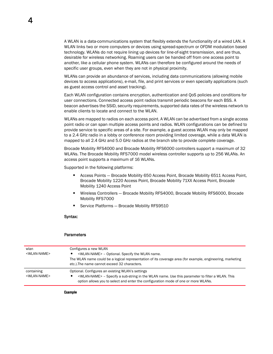 Brocade Mobility RFS Controller CLI Reference Guide (Supporting software release 5.5.0.0 and later) User Manual | Page 332 / 1355