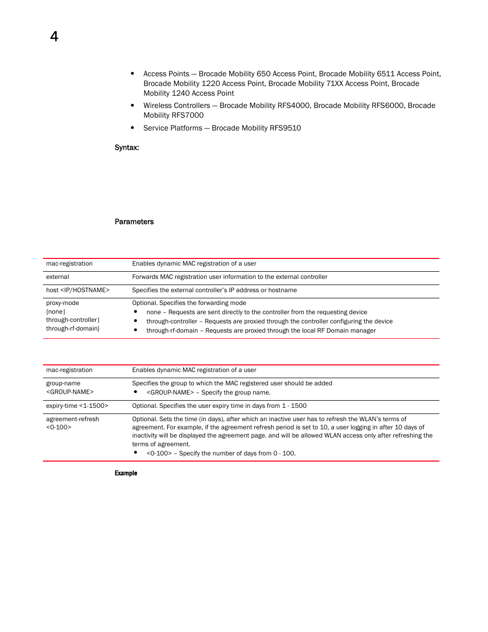 Brocade Mobility RFS Controller CLI Reference Guide (Supporting software release 5.5.0.0 and later) User Manual | Page 360 / 1355