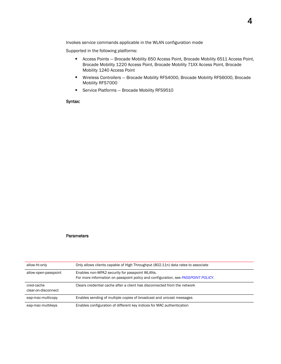 Brocade Mobility RFS Controller CLI Reference Guide (Supporting software release 5.5.0.0 and later) User Manual | Page 383 / 1355