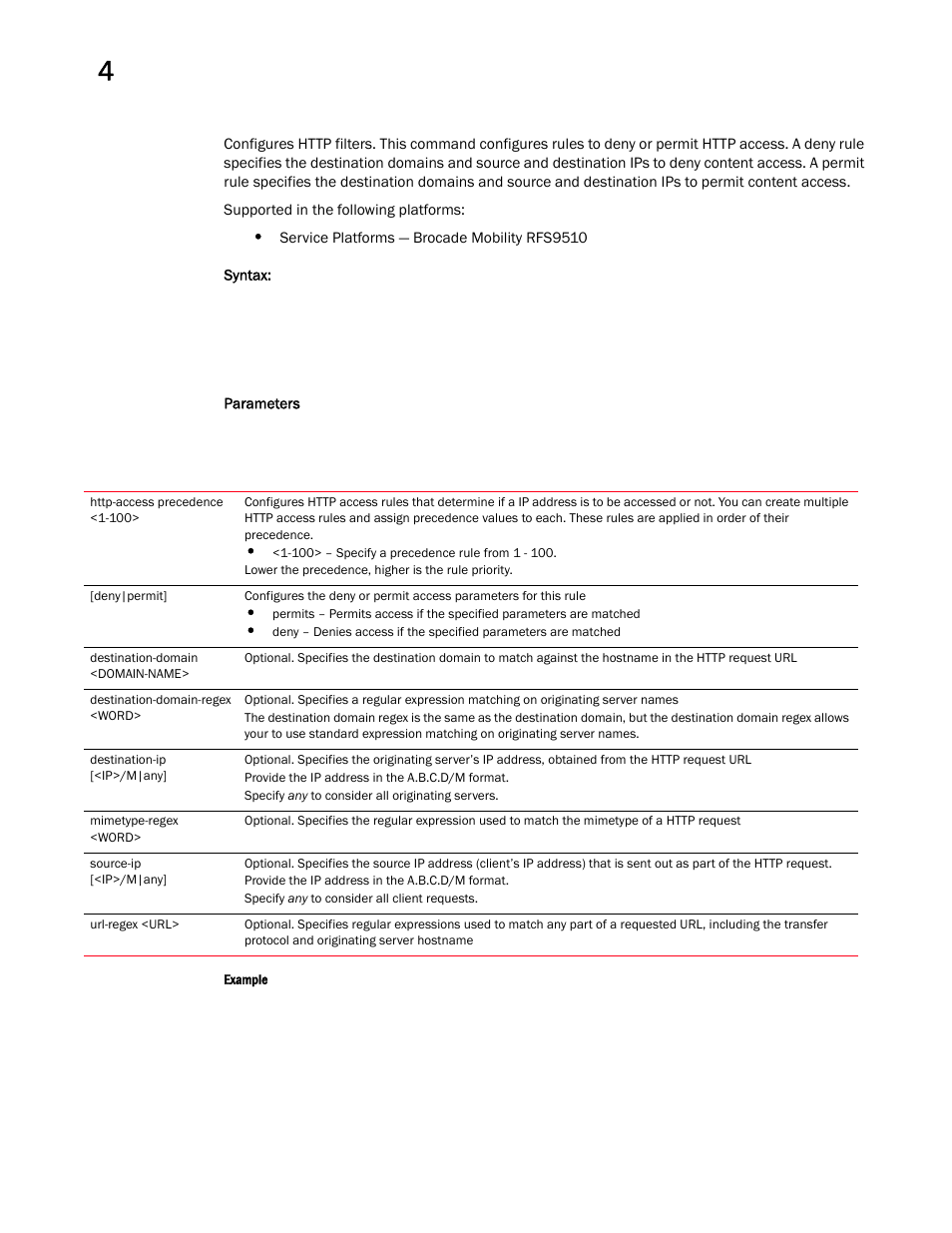 Brocade Mobility RFS Controller CLI Reference Guide (Supporting software release 5.5.0.0 and later) User Manual | Page 394 / 1355