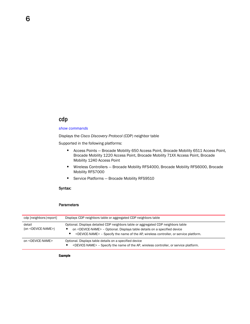 Brocade Mobility RFS Controller CLI Reference Guide (Supporting software release 5.5.0.0 and later) User Manual | Page 458 / 1355