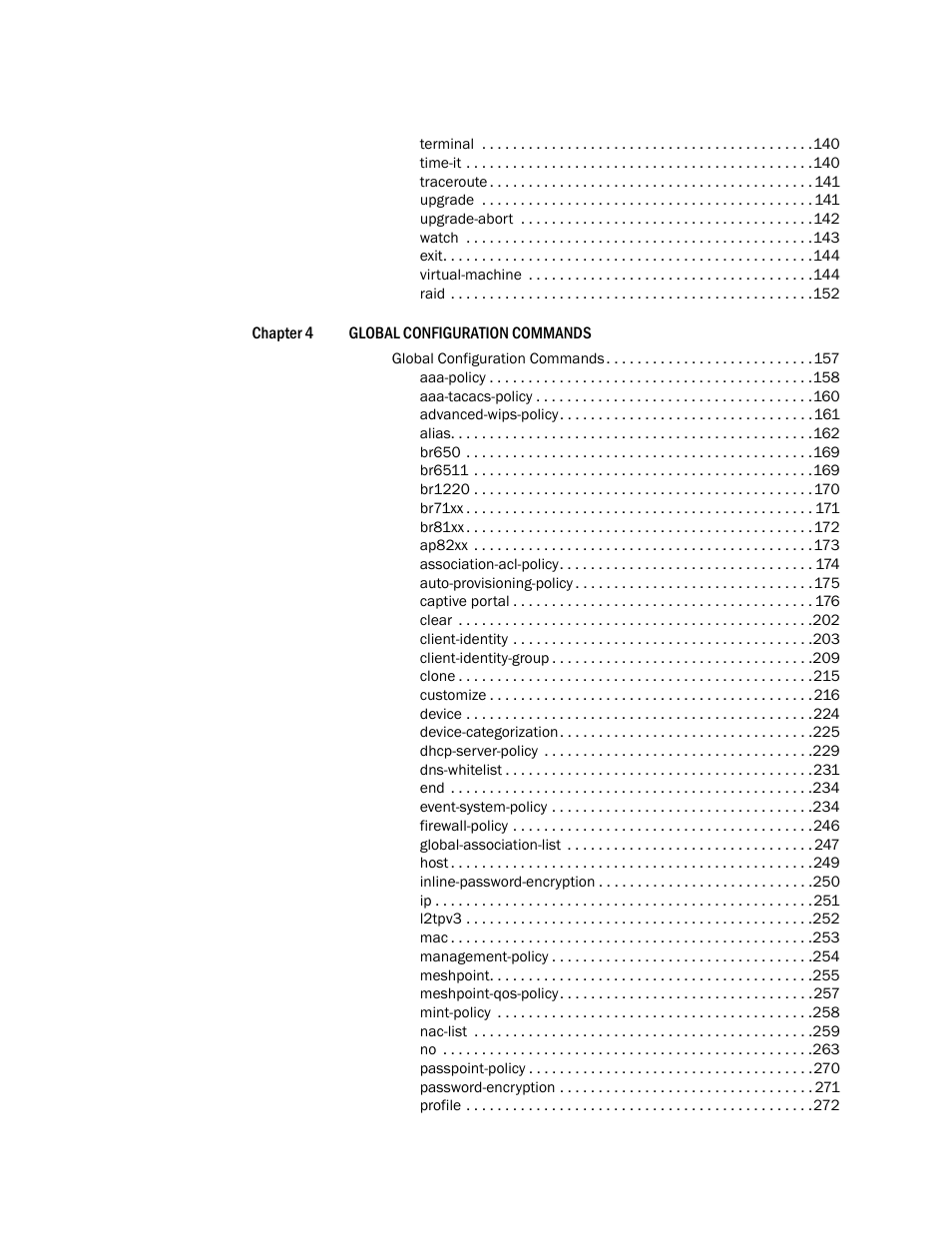 Brocade Mobility RFS Controller CLI Reference Guide (Supporting software release 5.5.0.0 and later) User Manual | Page 5 / 1355