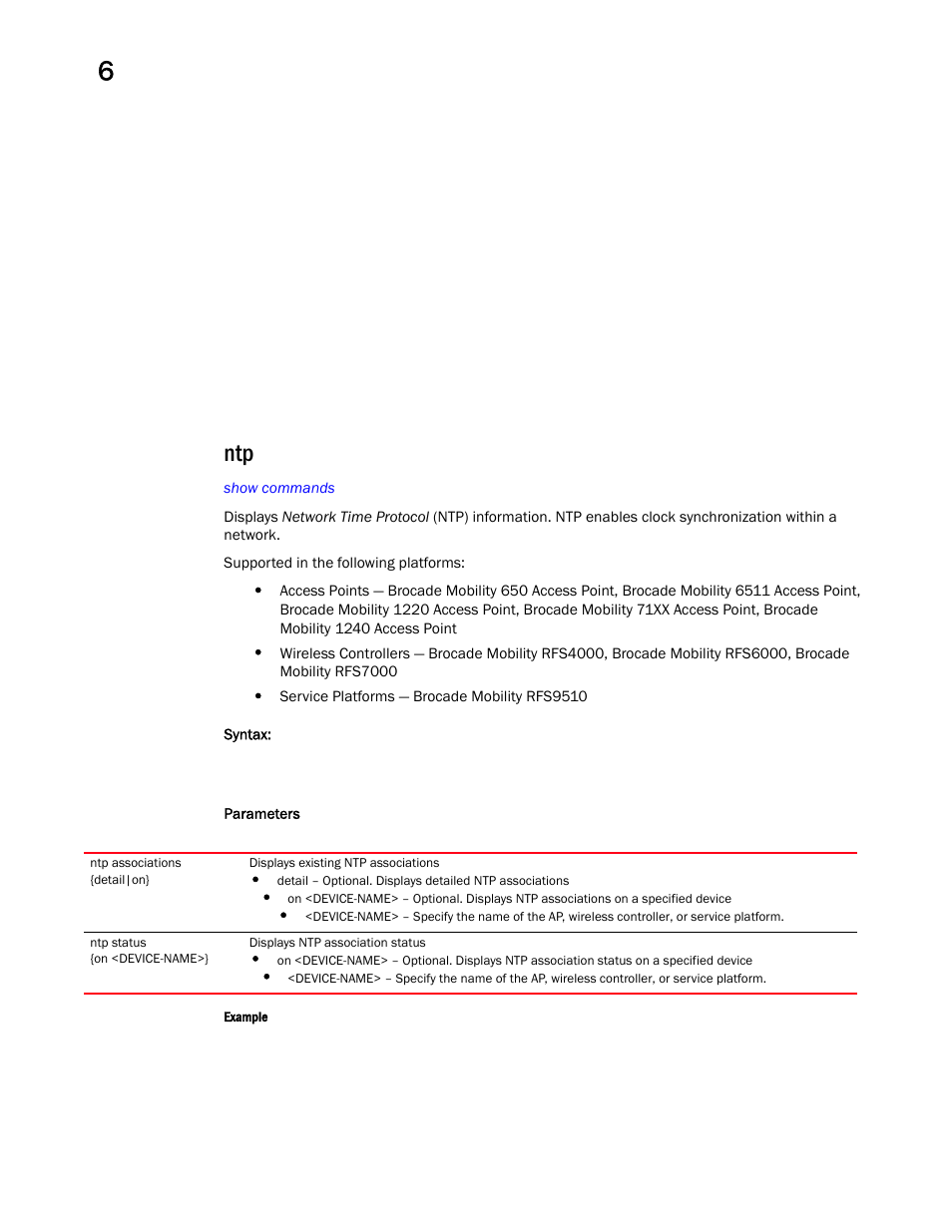 Brocade Mobility RFS Controller CLI Reference Guide (Supporting software release 5.5.0.0 and later) User Manual | Page 506 / 1355