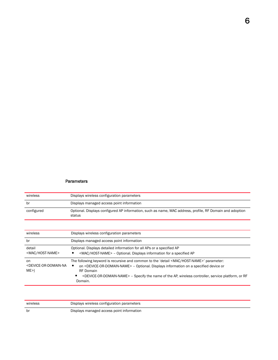 Brocade Mobility RFS Controller CLI Reference Guide (Supporting software release 5.5.0.0 and later) User Manual | Page 533 / 1355