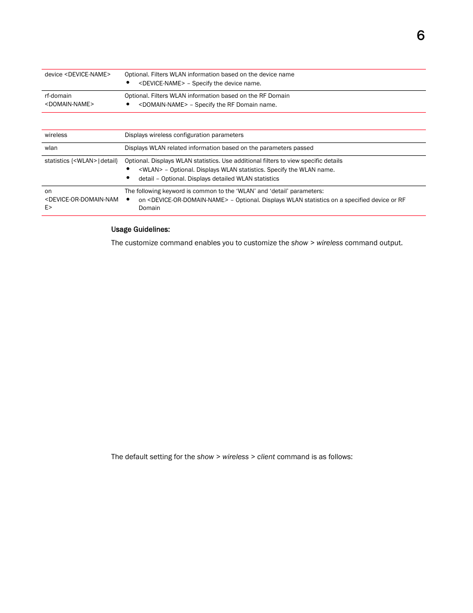 Brocade Mobility RFS Controller CLI Reference Guide (Supporting software release 5.5.0.0 and later) User Manual | Page 541 / 1355