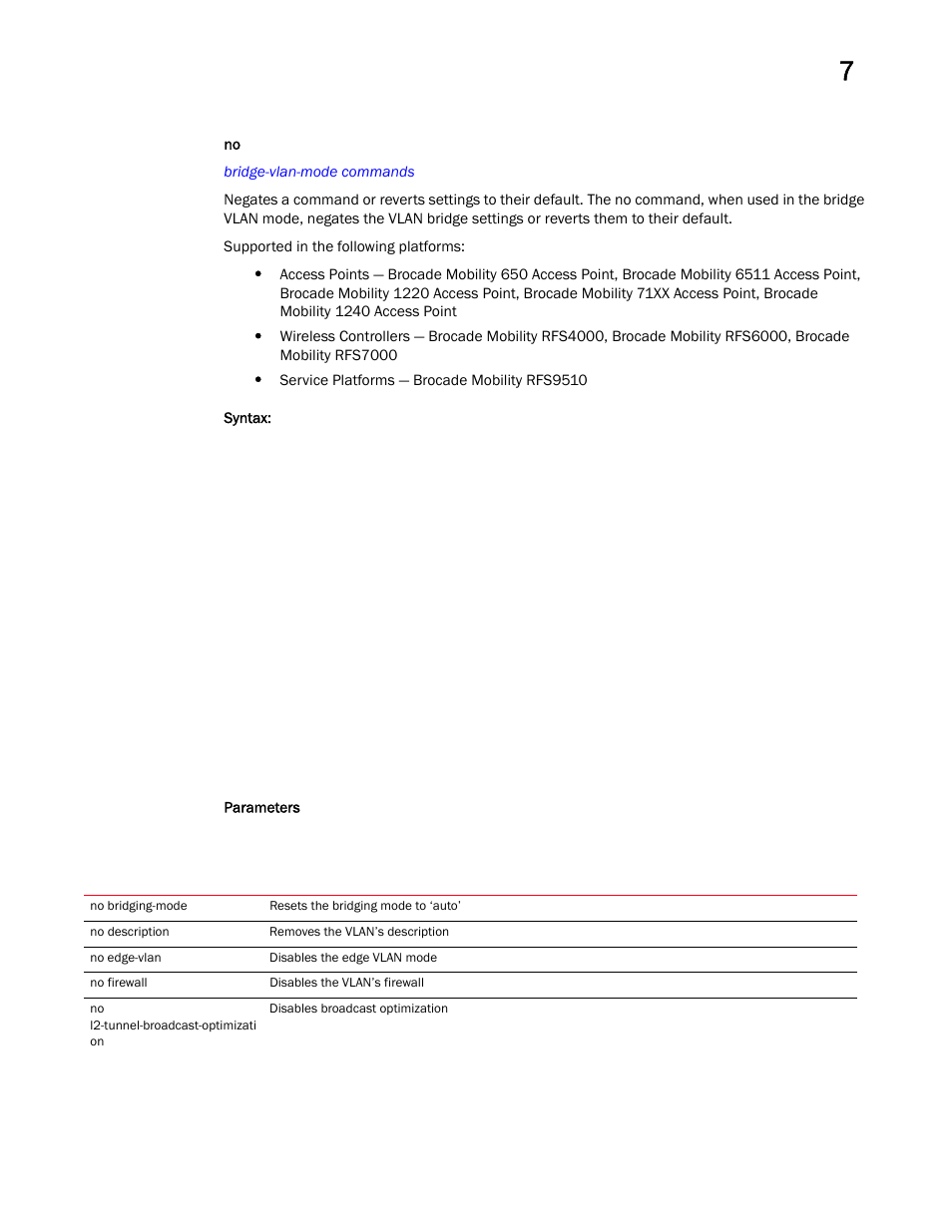 Brocade Mobility RFS Controller CLI Reference Guide (Supporting software release 5.5.0.0 and later) User Manual | Page 580 / 1355