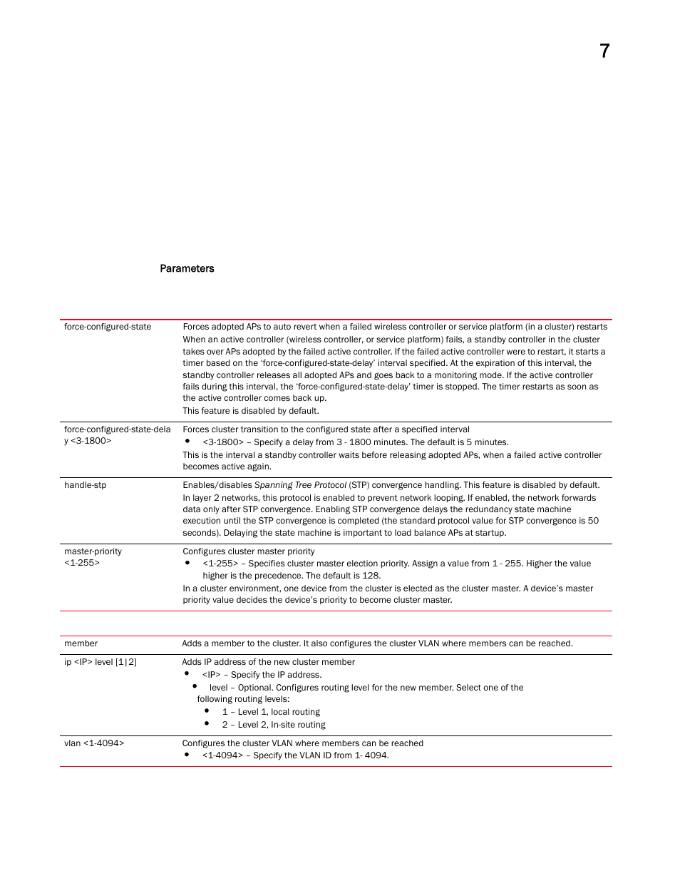 Brocade Mobility RFS Controller CLI Reference Guide (Supporting software release 5.5.0.0 and later) User Manual | Page 588 / 1355