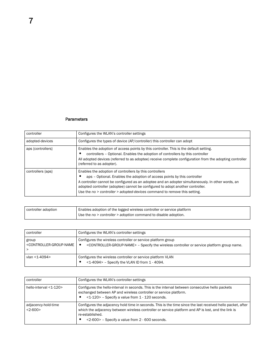 Brocade Mobility RFS Controller CLI Reference Guide (Supporting software release 5.5.0.0 and later) User Manual | Page 591 / 1355