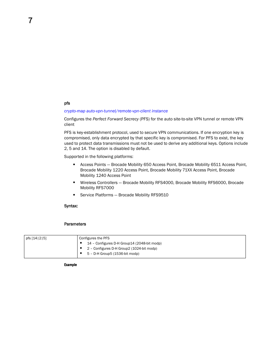 Brocade Mobility RFS Controller CLI Reference Guide (Supporting software release 5.5.0.0 and later) User Manual | Page 627 / 1355