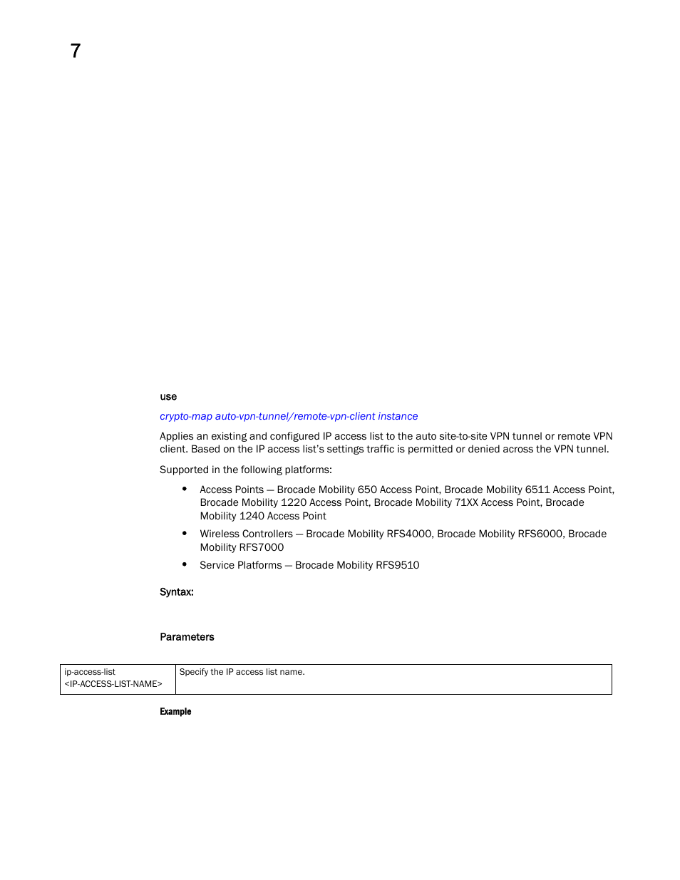 Brocade Mobility RFS Controller CLI Reference Guide (Supporting software release 5.5.0.0 and later) User Manual | Page 631 / 1355