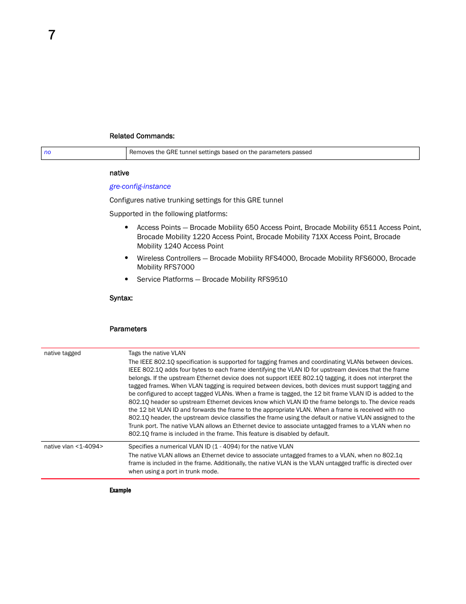 Native | Brocade Mobility RFS Controller CLI Reference Guide (Supporting software release 5.5.0.0 and later) User Manual | Page 661 / 1355