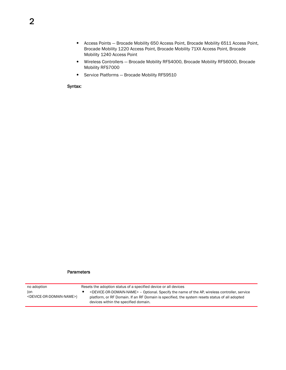 Brocade Mobility RFS Controller CLI Reference Guide (Supporting software release 5.5.0.0 and later) User Manual | Page 74 / 1355