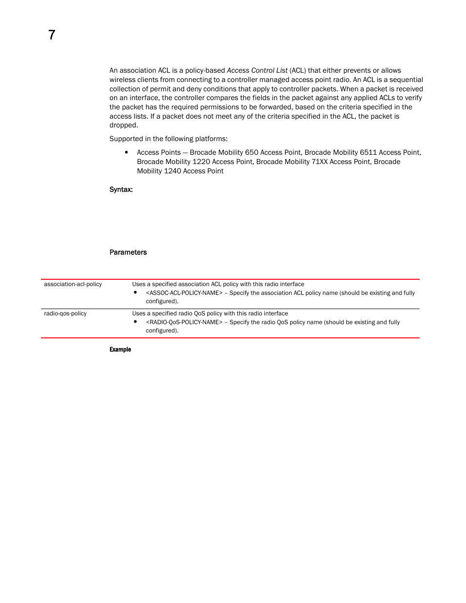 Brocade Mobility RFS Controller CLI Reference Guide (Supporting software release 5.5.0.0 and later) User Manual | Page 743 / 1355