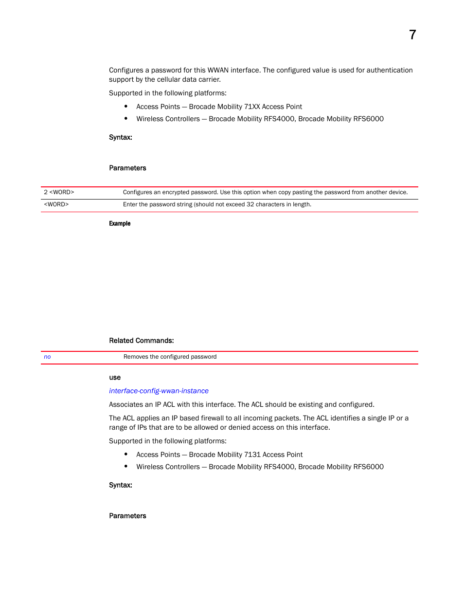 Brocade Mobility RFS Controller CLI Reference Guide (Supporting software release 5.5.0.0 and later) User Manual | Page 752 / 1355