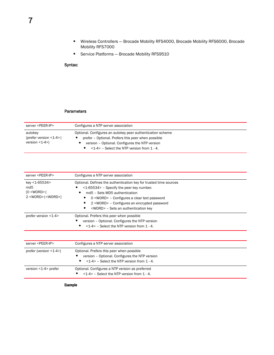 Brocade Mobility RFS Controller CLI Reference Guide (Supporting software release 5.5.0.0 and later) User Manual | Page 795 / 1355