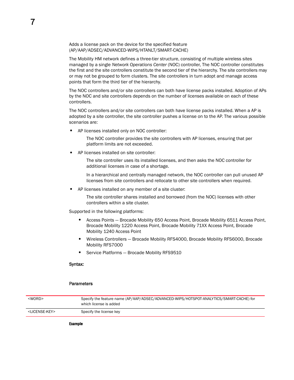 Brocade Mobility RFS Controller CLI Reference Guide (Supporting software release 5.5.0.0 and later) User Manual | Page 829 / 1355