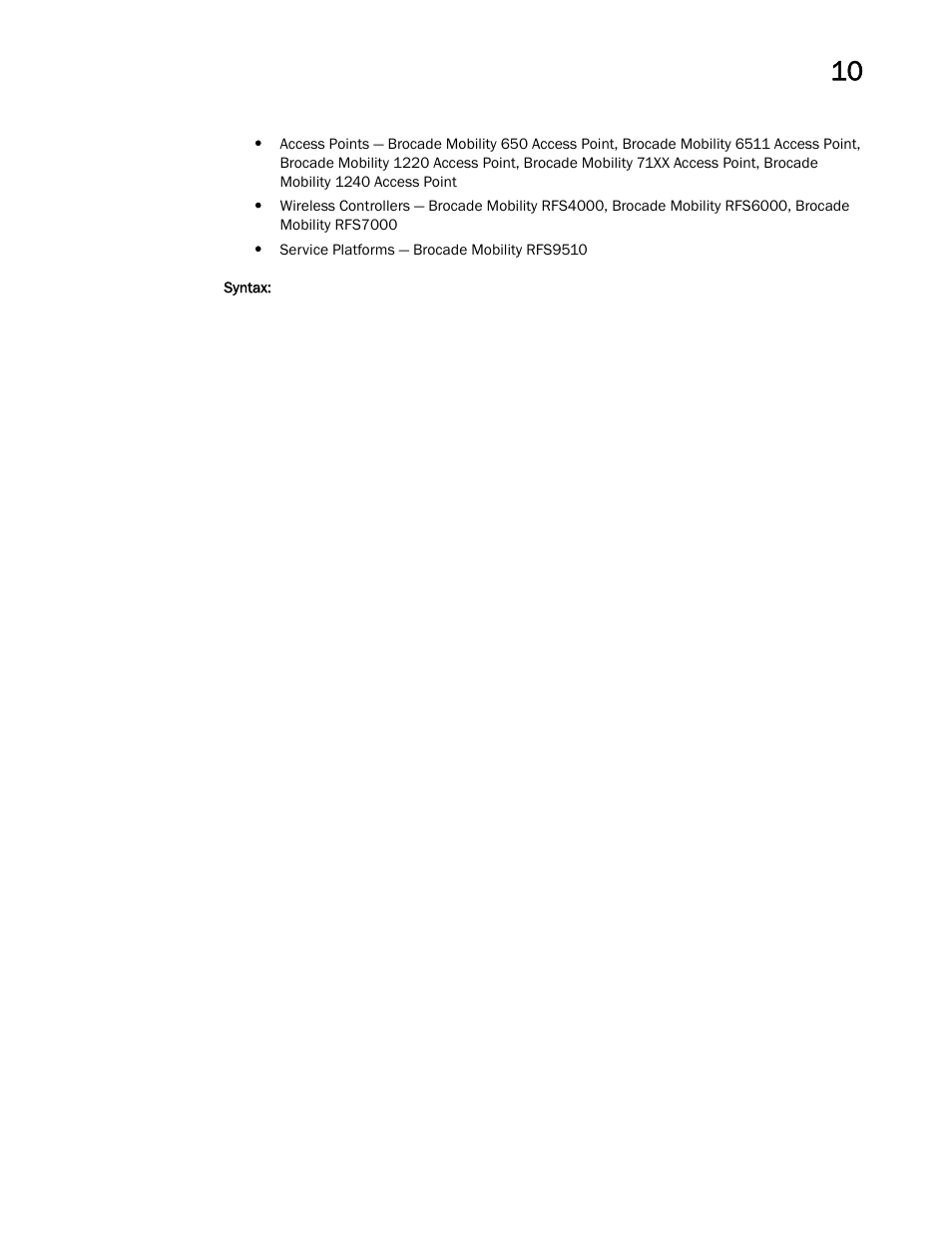 Brocade Mobility RFS Controller CLI Reference Guide (Supporting software release 5.5.0.0 and later) User Manual | Page 887 / 1355