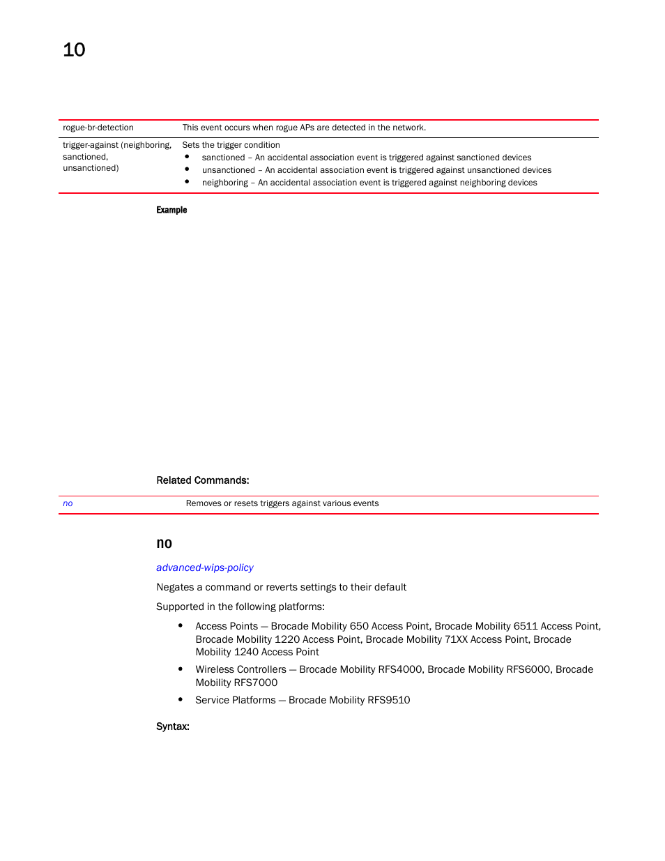 Brocade Mobility RFS Controller CLI Reference Guide (Supporting software release 5.5.0.0 and later) User Manual | Page 892 / 1355