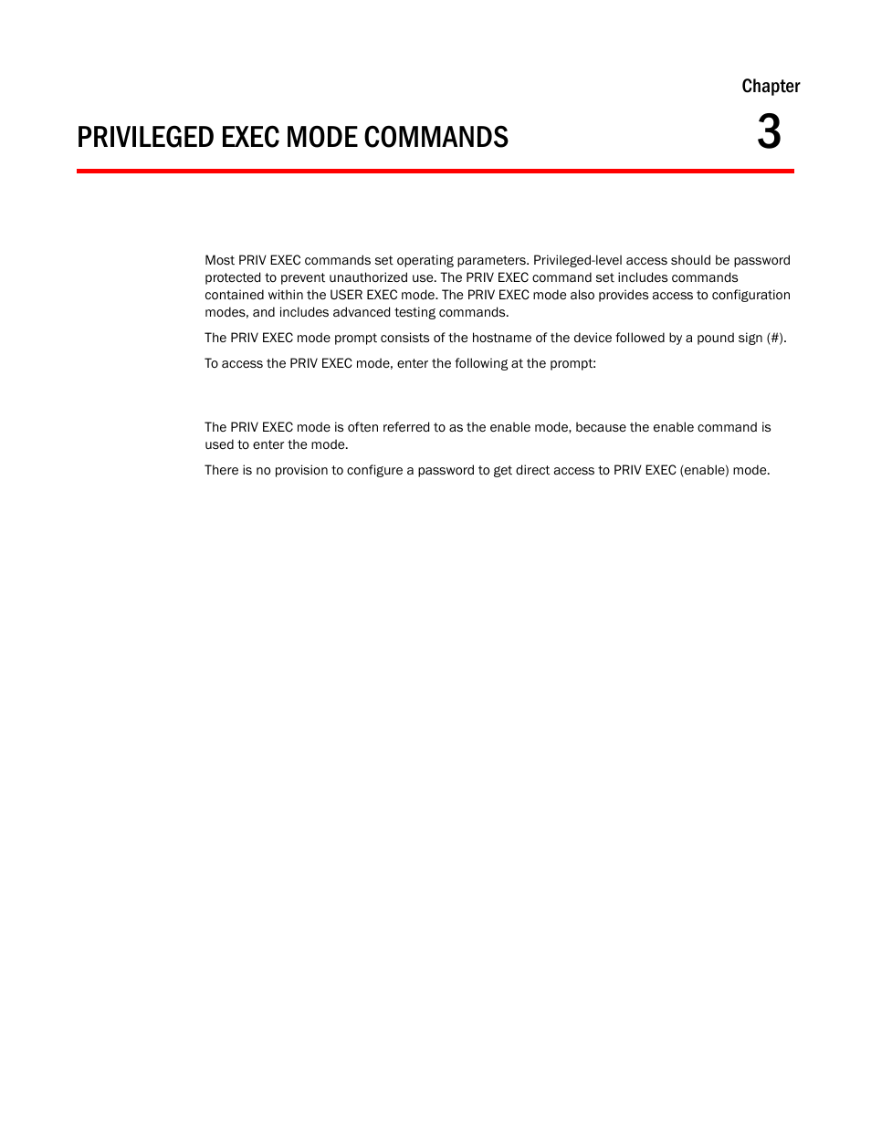 Privileged exec mode commands, Chapter 3, Chapter | Brocade Mobility RFS Controller CLI Reference Guide (Supporting software release 5.5.0.0 and later) User Manual | Page 92 / 1355