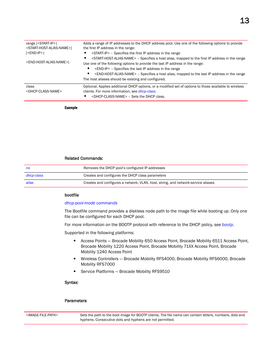 Bootfile | Brocade Mobility RFS Controller CLI Reference Guide (Supporting software release 5.5.0.0 and later) User Manual | Page 950 / 1355