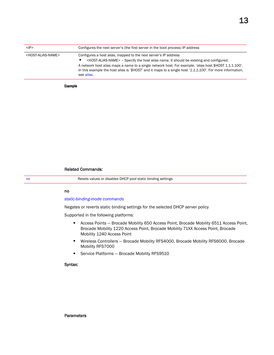 Brocade Mobility RFS Controller CLI Reference Guide (Supporting software release 5.5.0.0 and later) User Manual | Page 980 / 1355