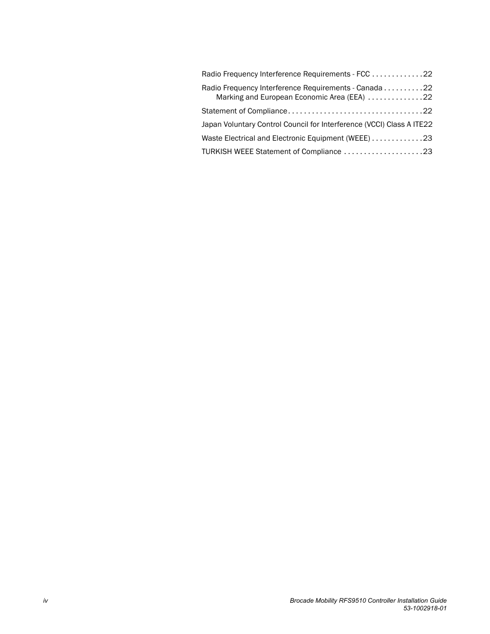 Brocade Mobility RFS9510 Controller Installation Guide User Manual | Page 4 / 27
