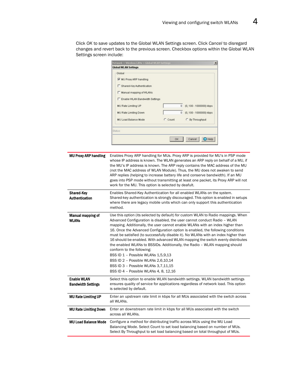 Brocade Mobility RFS7000-GR Controller System Reference Guide (Supporting software release 4.1.0.0-040GR and later) User Manual | Page 113 / 556