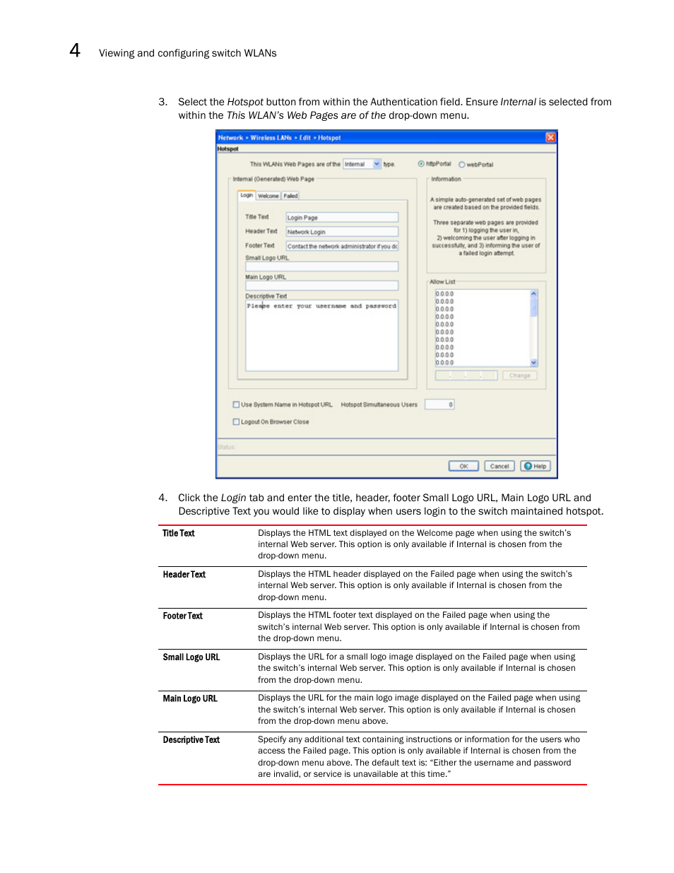 Brocade Mobility RFS7000-GR Controller System Reference Guide (Supporting software release 4.1.0.0-040GR and later) User Manual | Page 124 / 556