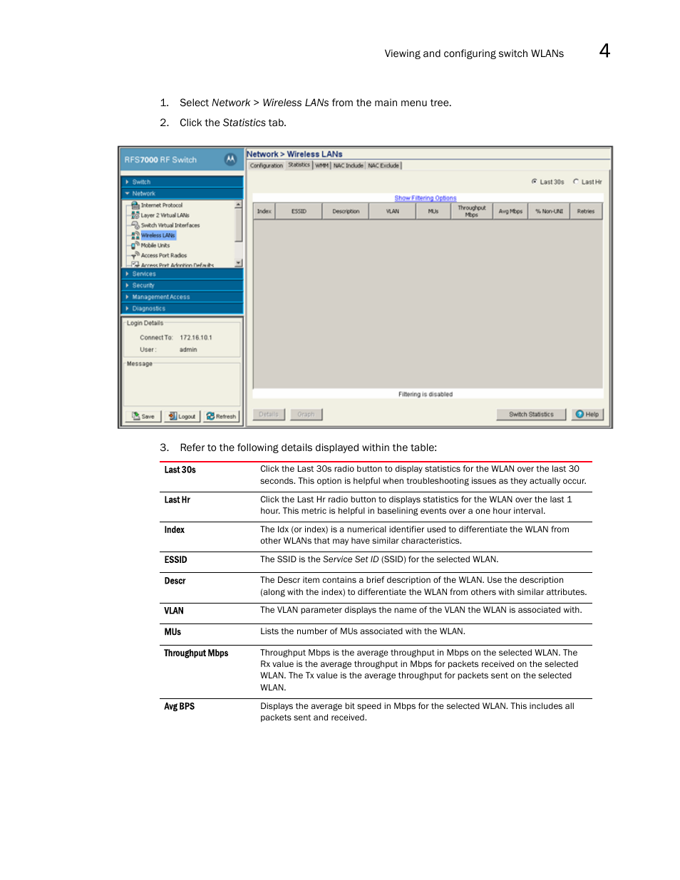 Brocade Mobility RFS7000-GR Controller System Reference Guide (Supporting software release 4.1.0.0-040GR and later) User Manual | Page 145 / 556