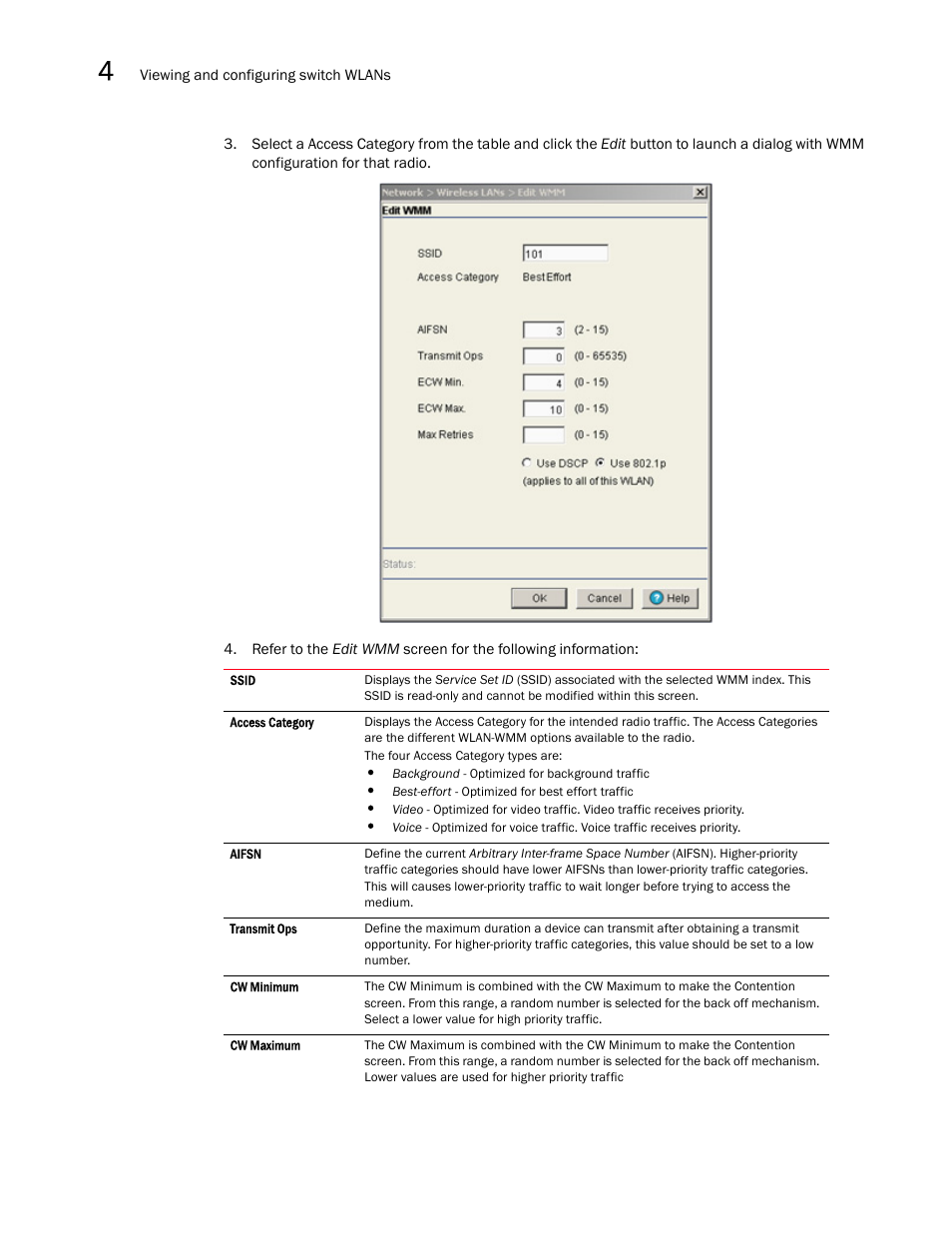 Brocade Mobility RFS7000-GR Controller System Reference Guide (Supporting software release 4.1.0.0-040GR and later) User Manual | Page 154 / 556