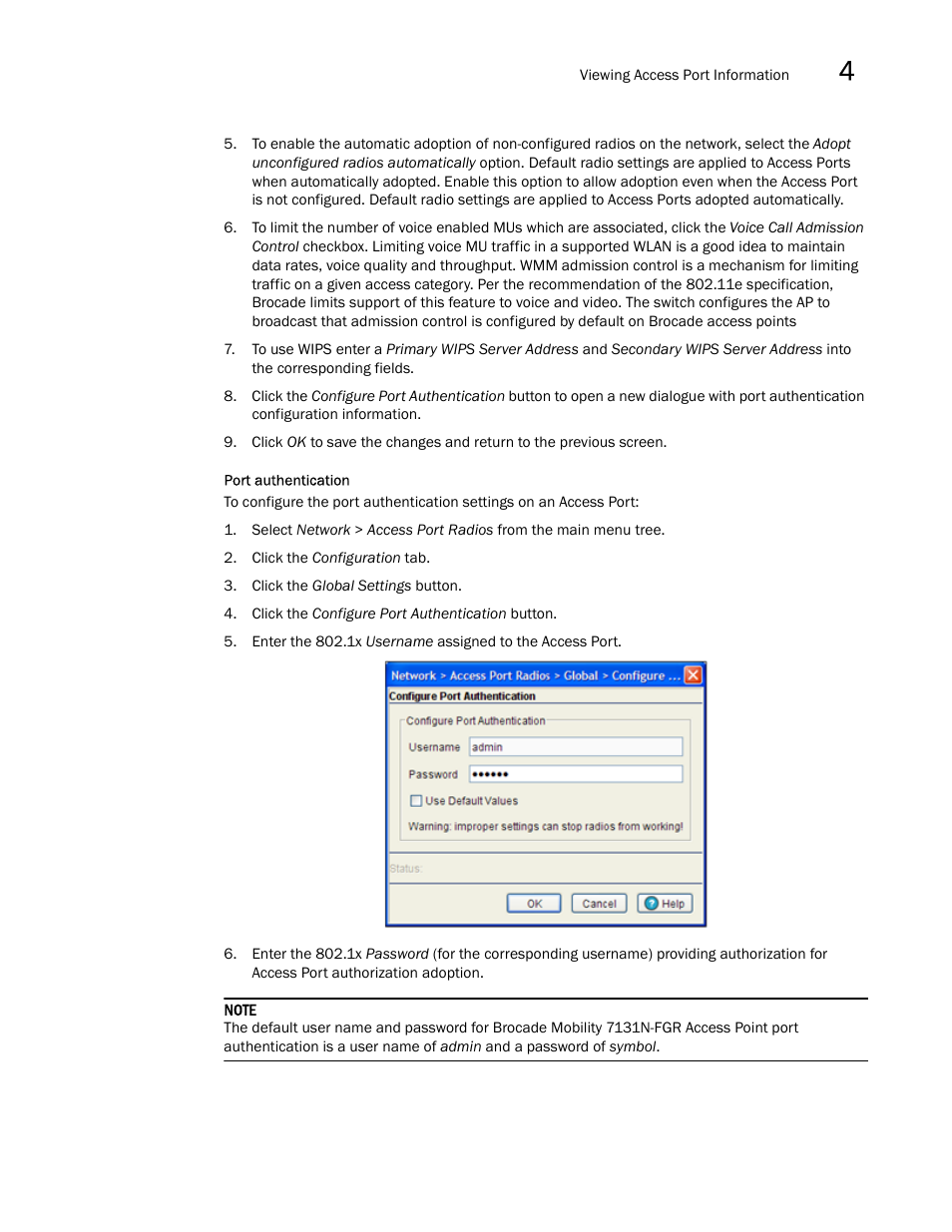 Brocade Mobility RFS7000-GR Controller System Reference Guide (Supporting software release 4.1.0.0-040GR and later) User Manual | Page 181 / 556