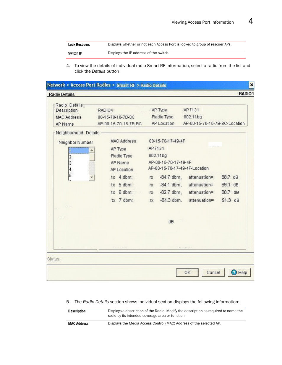 Brocade Mobility RFS7000-GR Controller System Reference Guide (Supporting software release 4.1.0.0-040GR and later) User Manual | Page 205 / 556