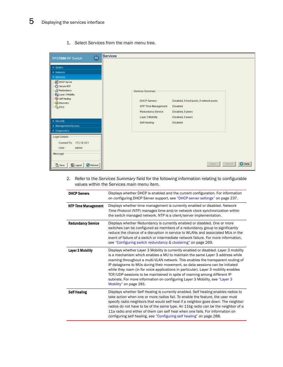 Brocade Mobility RFS7000-GR Controller System Reference Guide (Supporting software release 4.1.0.0-040GR and later) User Manual | Page 250 / 556