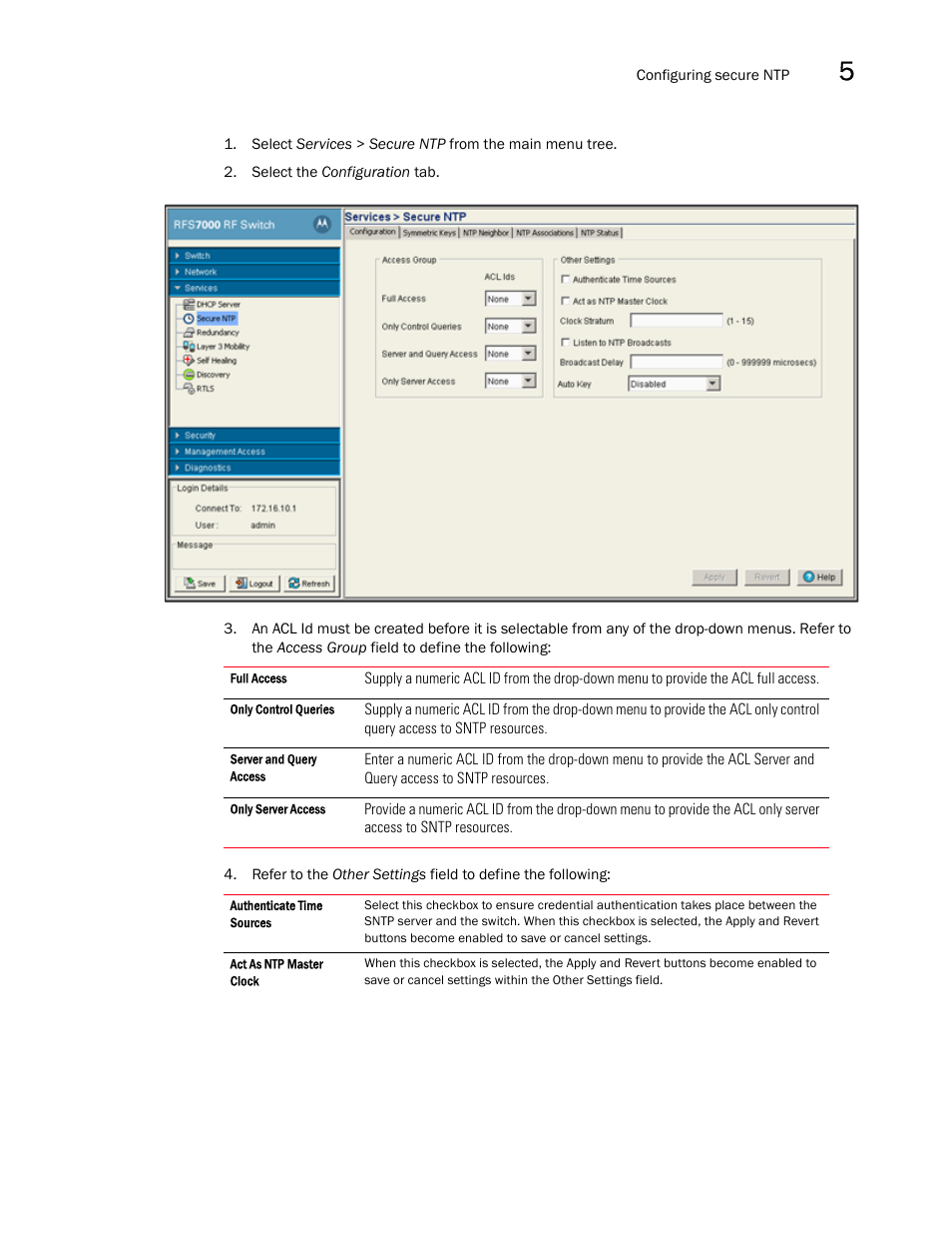 Brocade Mobility RFS7000-GR Controller System Reference Guide (Supporting software release 4.1.0.0-040GR and later) User Manual | Page 273 / 556