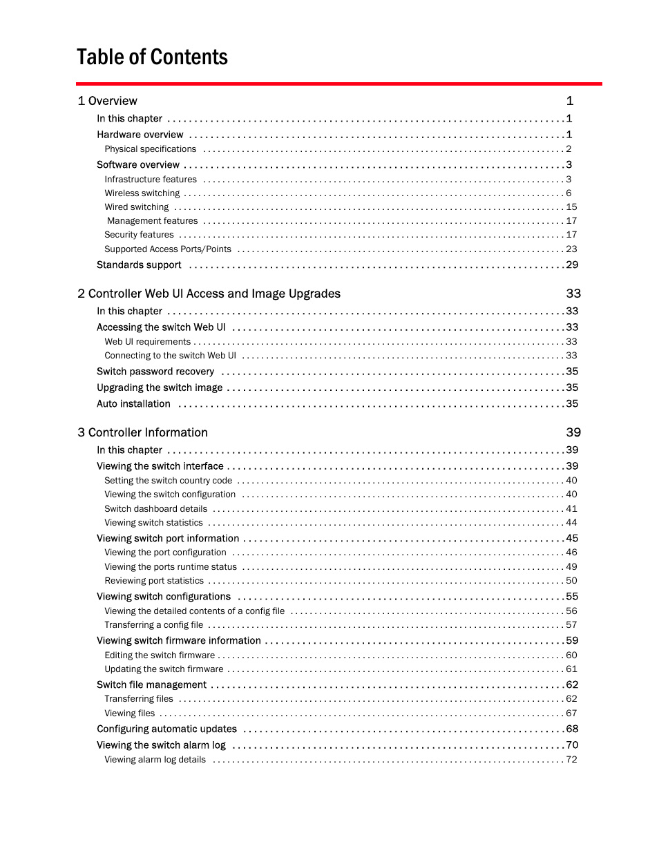 Brocade Mobility RFS7000-GR Controller System Reference Guide (Supporting software release 4.1.0.0-040GR and later) User Manual | Page 3 / 556