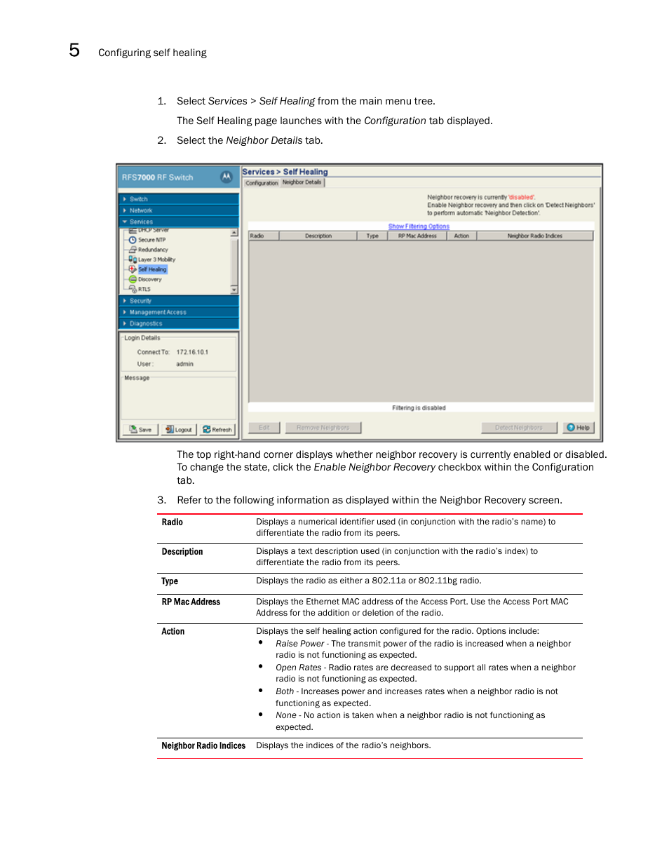 Brocade Mobility RFS7000-GR Controller System Reference Guide (Supporting software release 4.1.0.0-040GR and later) User Manual | Page 304 / 556