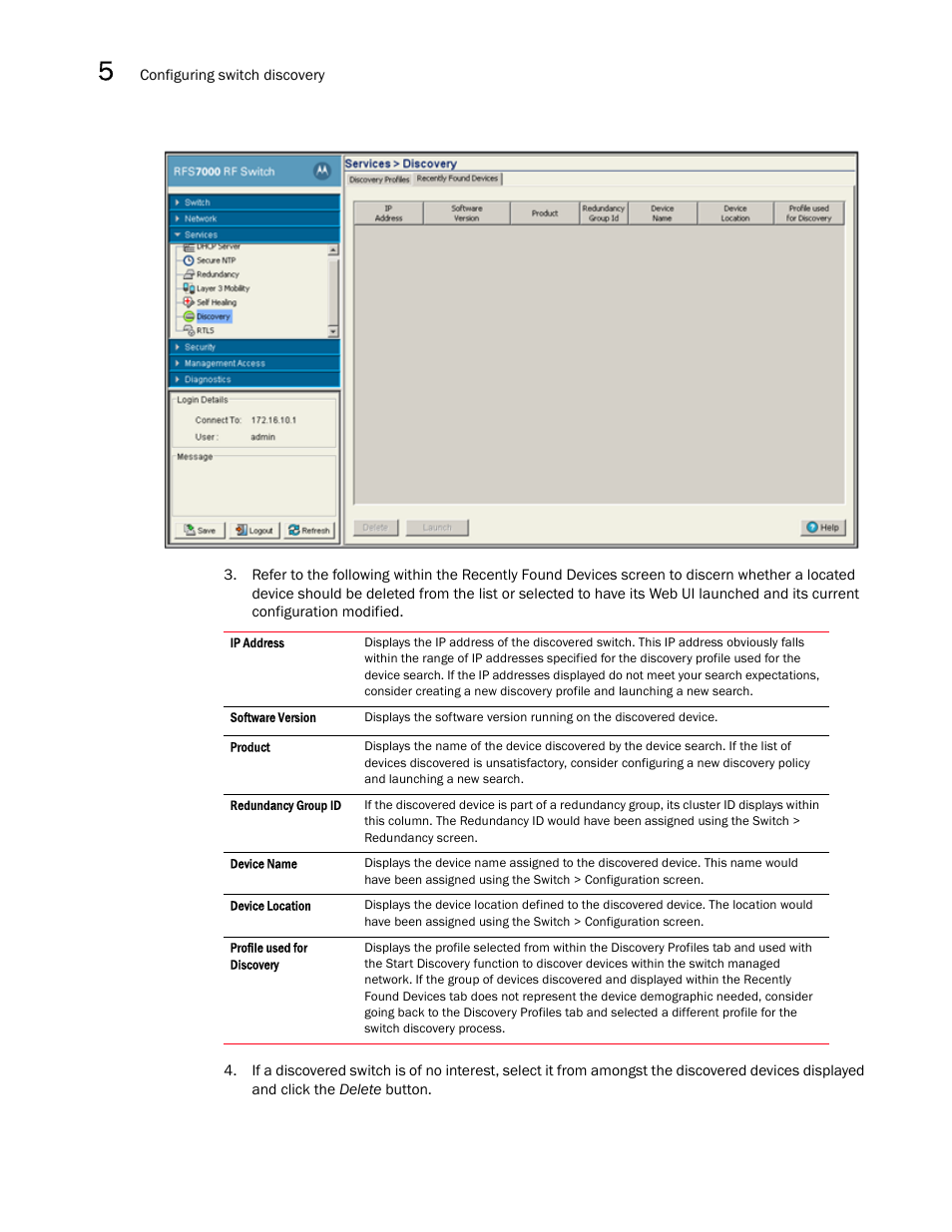 Brocade Mobility RFS7000-GR Controller System Reference Guide (Supporting software release 4.1.0.0-040GR and later) User Manual | Page 310 / 556