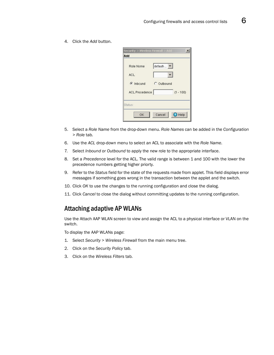 Attaching adaptive ap wlans | Brocade Mobility RFS7000-GR Controller System Reference Guide (Supporting software release 4.1.0.0-040GR and later) User Manual | Page 345 / 556