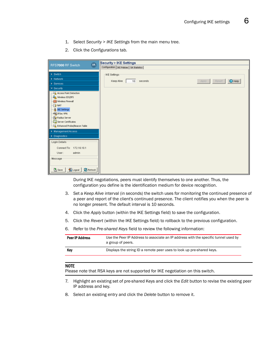 Brocade Mobility RFS7000-GR Controller System Reference Guide (Supporting software release 4.1.0.0-040GR and later) User Manual | Page 389 / 556