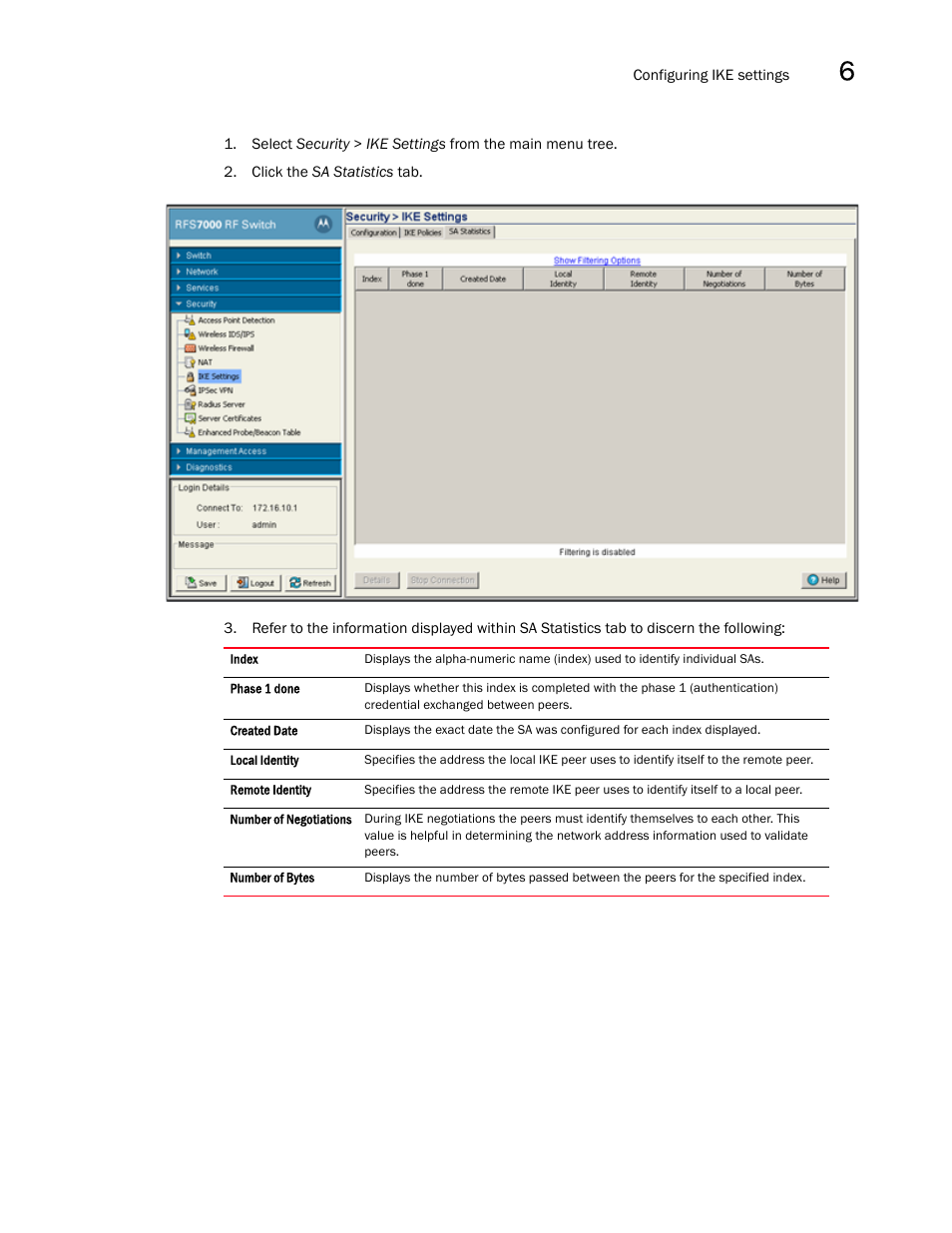 Brocade Mobility RFS7000-GR Controller System Reference Guide (Supporting software release 4.1.0.0-040GR and later) User Manual | Page 395 / 556